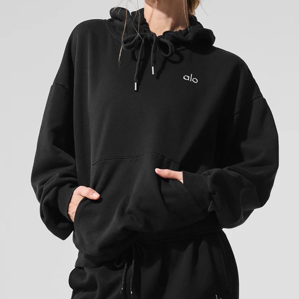 Alo Yoga Accolade Hoodie Black (XXS)